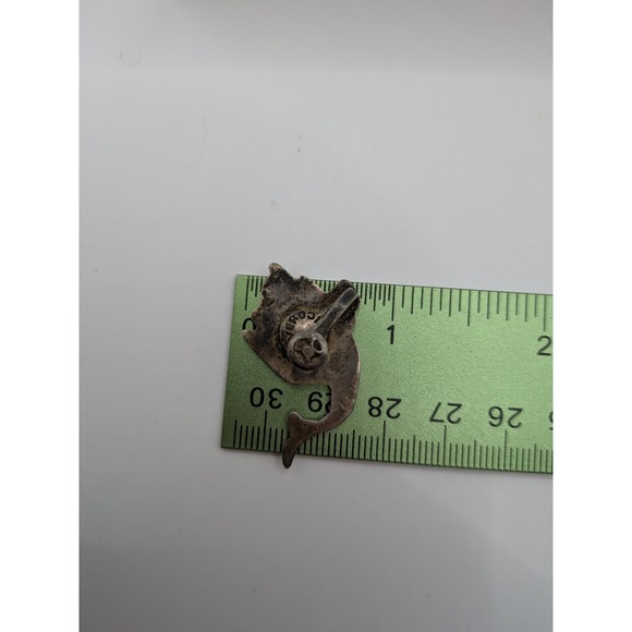 Vintage Sterling Silver Mexico Fish Earrings Screw Back Marlin Koi Fish Nautical - Picture 9 of 12